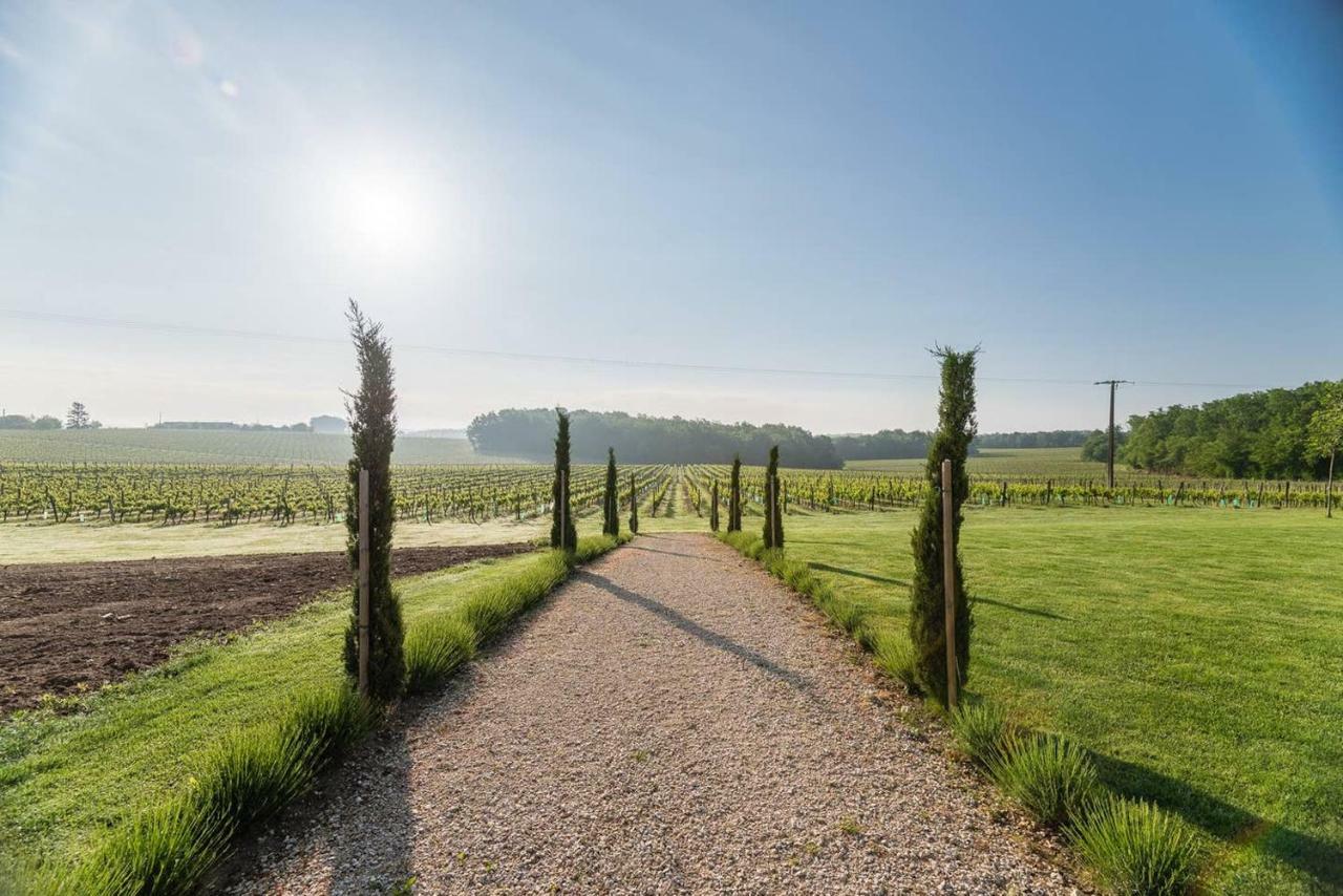 Luxury French Stone Country House Villa Pellegrue Exterior photo